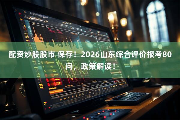 配资炒股股市 保存！2026山东综合评价报考80问，政策解读！