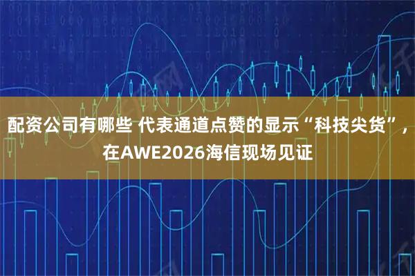 配资公司有哪些 代表通道点赞的显示“科技尖货”，在AWE2026海信现场见证